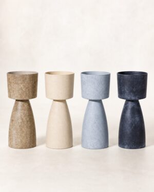 Luxury Textured Pedestal Planter