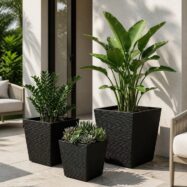 featured-black-stone-textured-square-planter